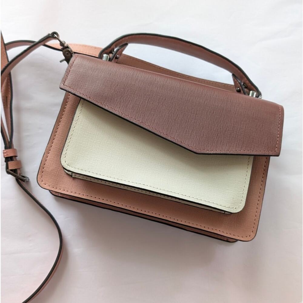 Botkier Cobble Hill Convertible Saffiano Leather Purse Crossbody Bag